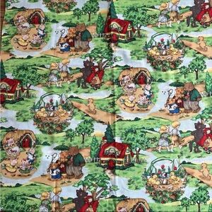 Vintage Mary Engelbreit Y2K Nursery Rhymes Cranston Quilting Cotton 1.5 Yards
